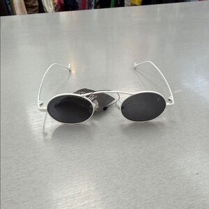 Oval Black Sunglasses